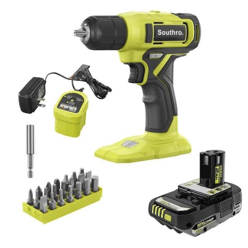 18V Cordless 3/8 in. Drill/Driver Kit with 2.0 Ah Battery, Charger & 22-Piece Bit Set M73357