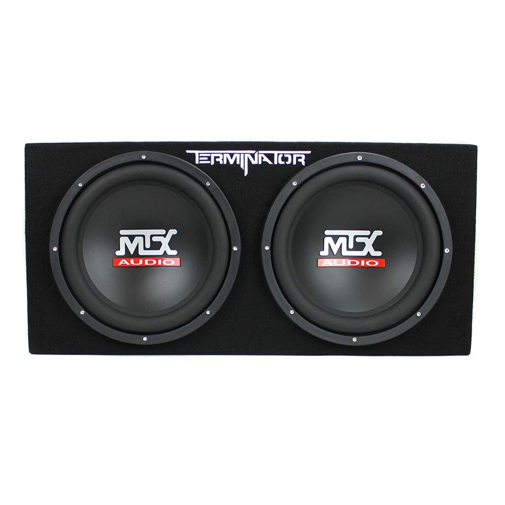 Dual 12" Subwoofers Loaded Enclosure with Amp & Wiring Kit H740181