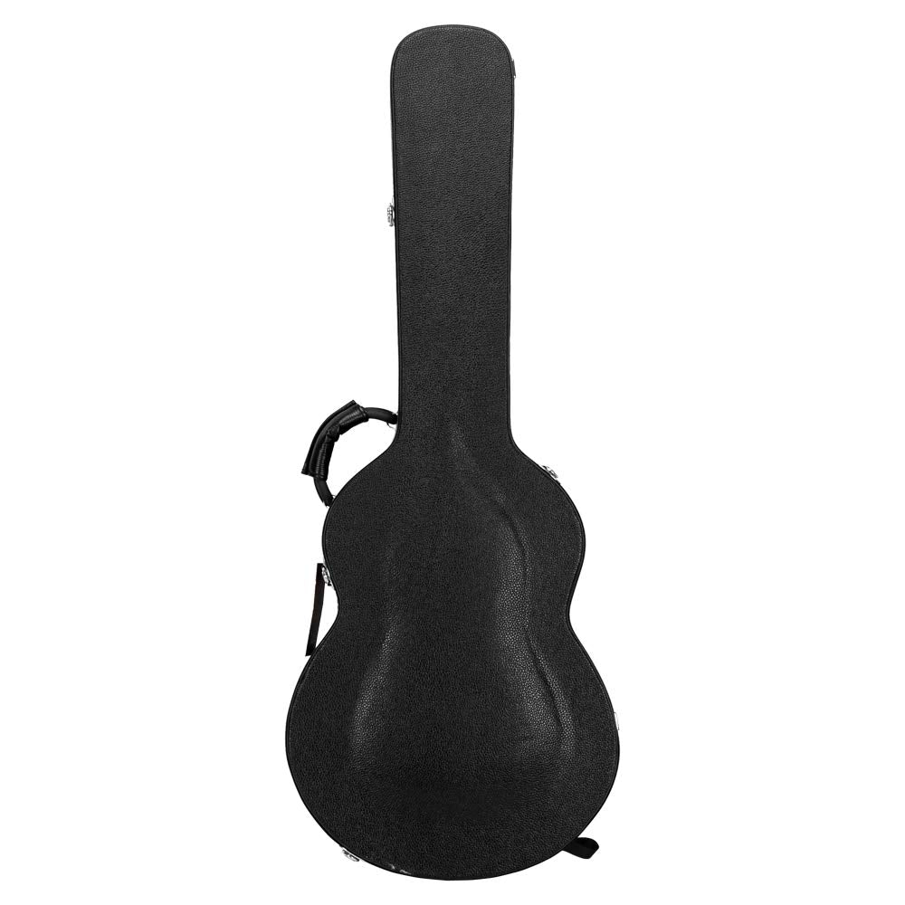 Portable Electric Guitar Hard Case, PU Leather, Black U406693