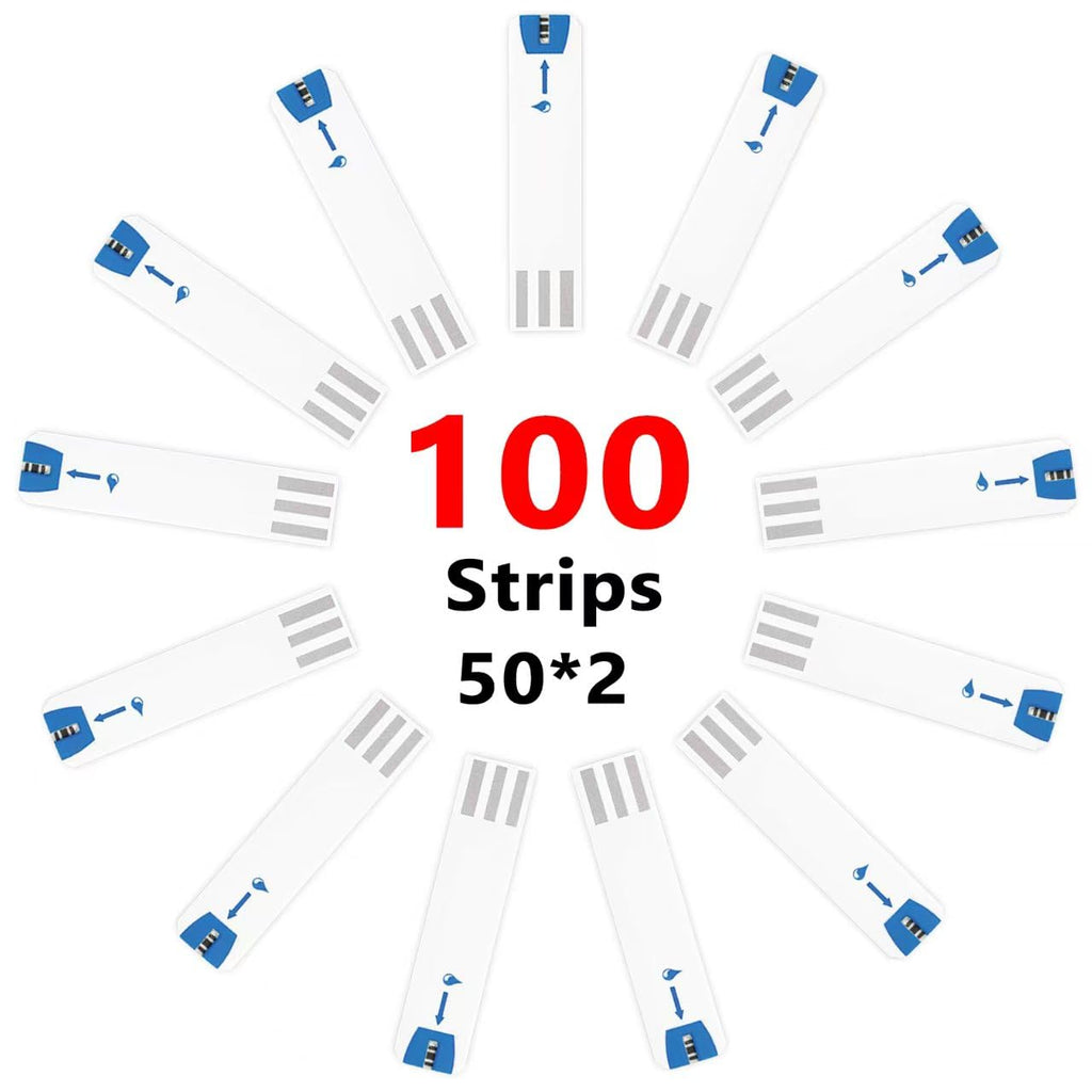 Blood Glucose Test Strips 2 Bottles of 50 Pcs L359