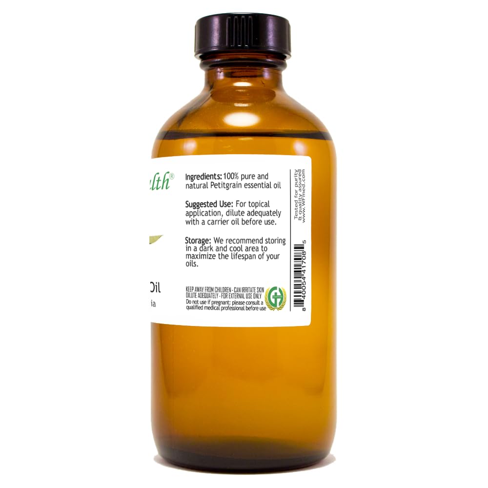 Petitgrain 8 fl oz Glass Bottle Pure Essential Oil H320610