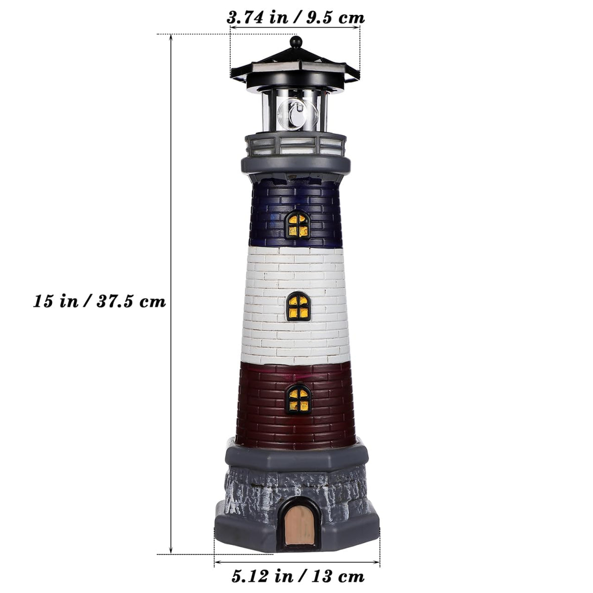 Solar Lighthouse Statue Y78618