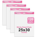 Sticky Easel Pad 25 x 30 Inch Flip Chart Paper 30 Sheets 4 Pads M600253