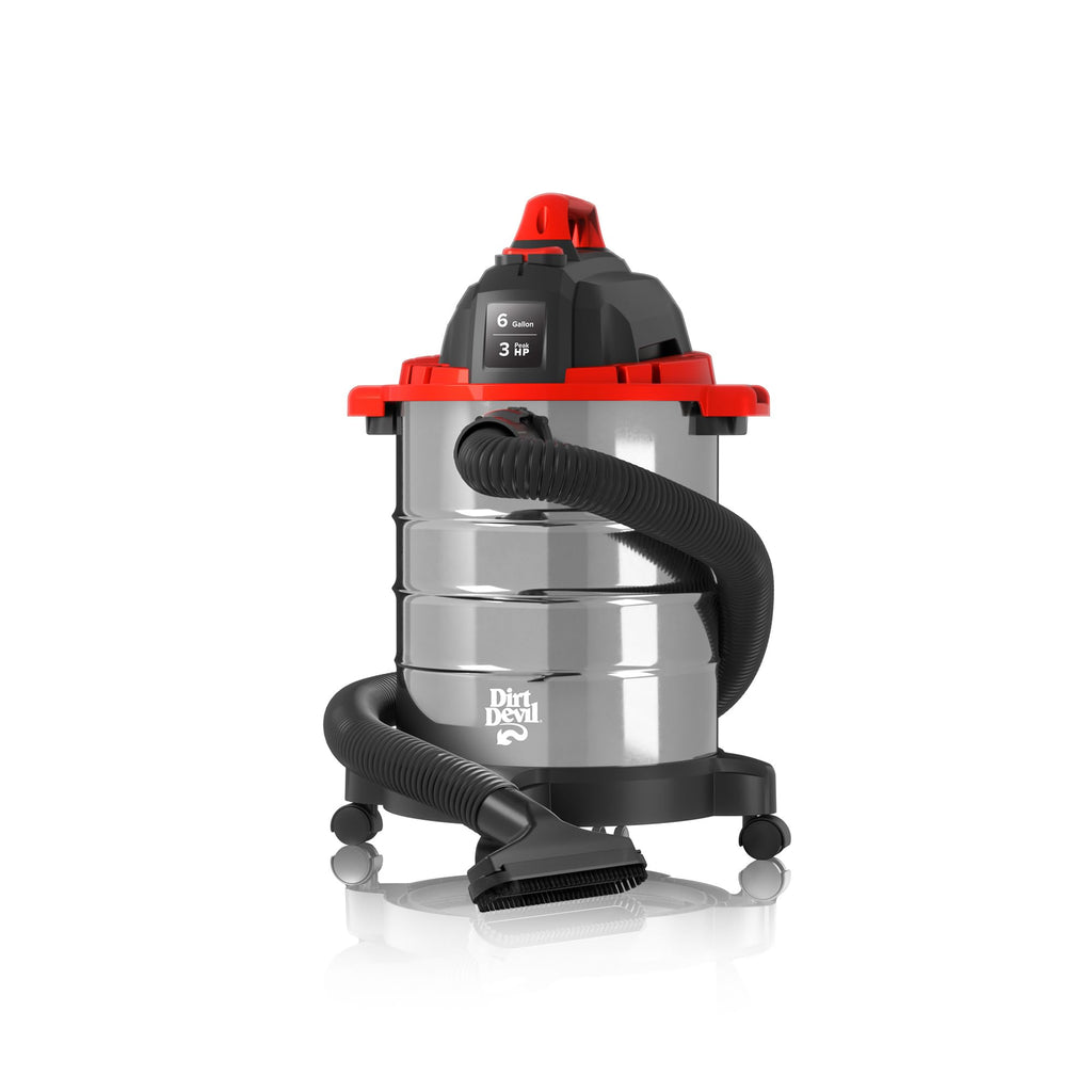 6 Gallon Corded Wet Dry Shop Vacuum D1233