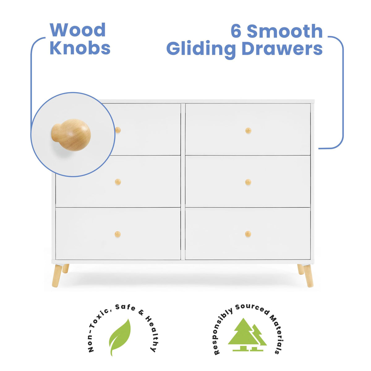 6 Drawer Dresser I437156