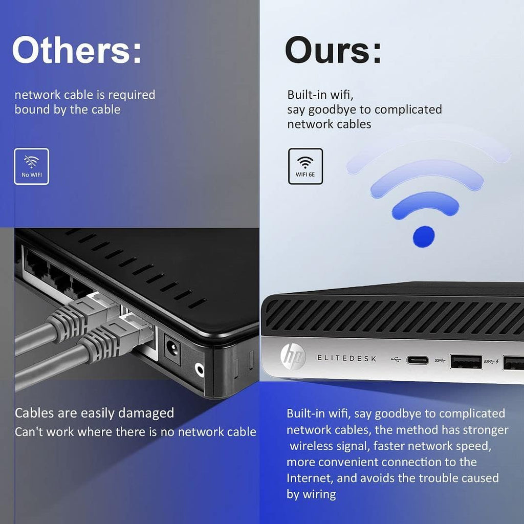Mini Desktop PC, Intel Core i5-8500, 16 GB RAM, 512 GB SSD U102026