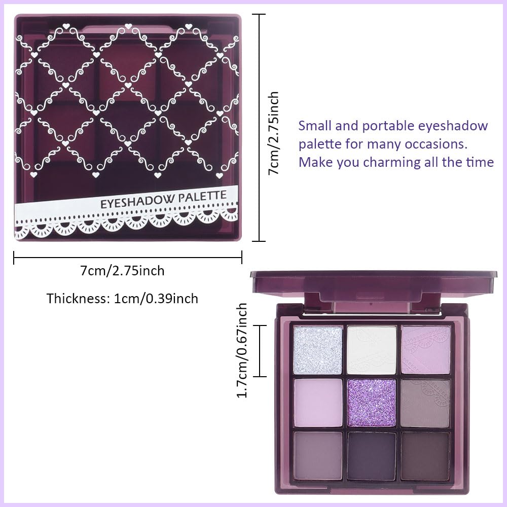 9 Colors Eye Shadow Palettes Makeup B6978