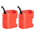40L Portable Transfer Tank 5 Gal with L-Shaped Handle Red 4PC Z118133