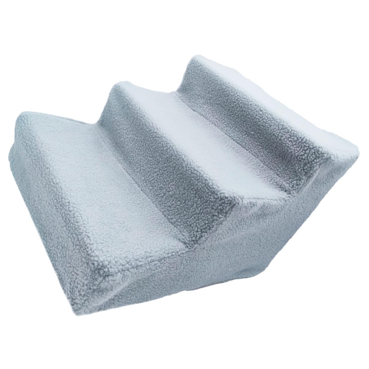 Gray Plush Non-Slip Pet Stairs Z74583