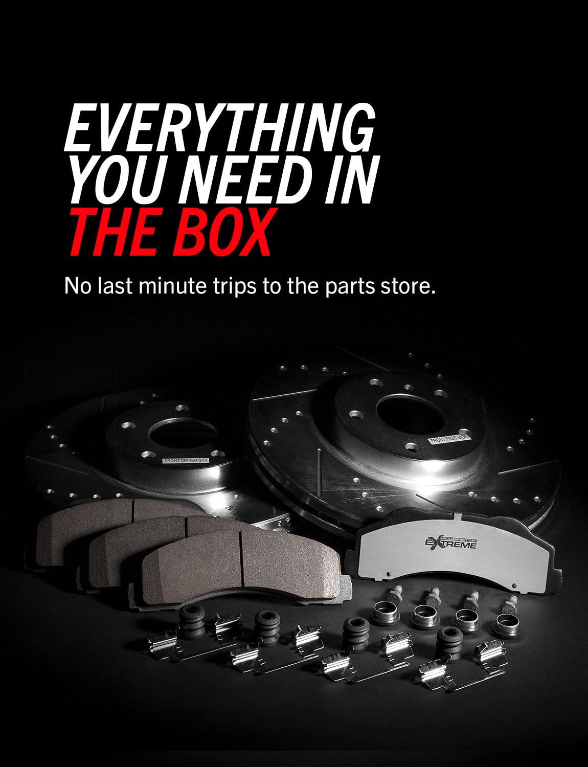 Front Brake Pad & Rotor Kit J111