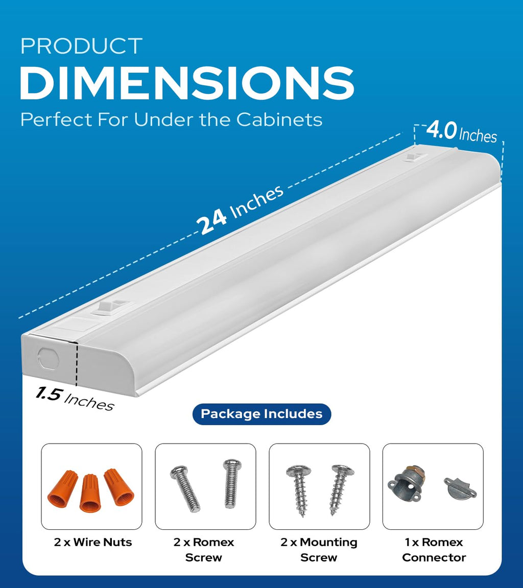24" Hardwired Under Cabinet Lighting H479