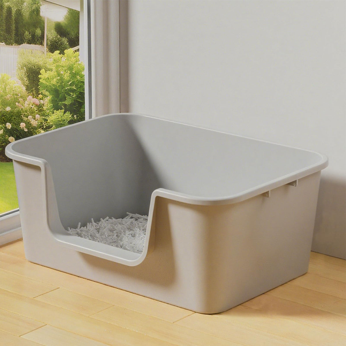 Low Entry High Sides Cat Litter Box K576