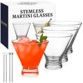 Set of 4 10oz Unbreakable Tritan Stemless Cocktail Glasses N40486