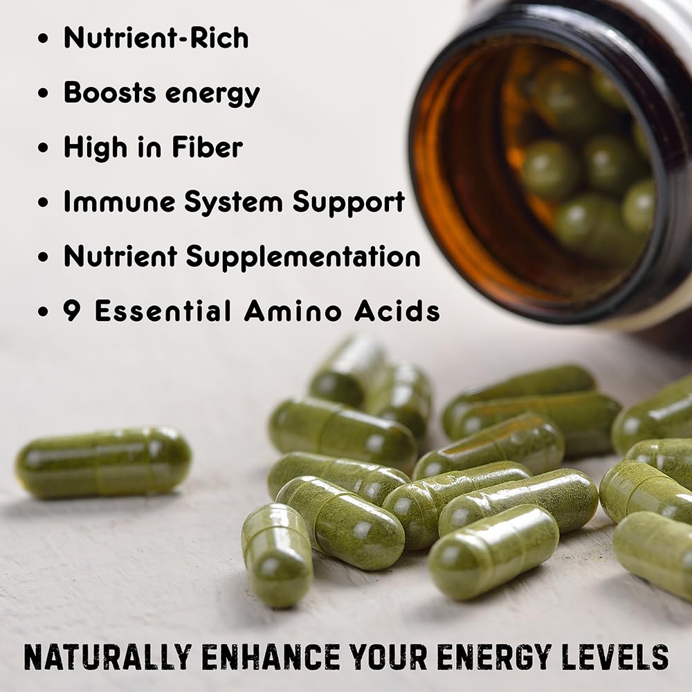Organic Moringa Capsules 120 Capsules 1000mg Non GMO Gluten Free I639754