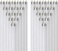 24 Inch T8 Fluorescent Tube Light Bulb 17W 3500K Neutral White G13 Base Pack of 30 K8182