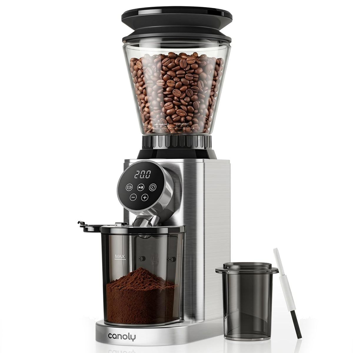 Electric Burr Coffee Grinder, 48 Grind Settings U461779