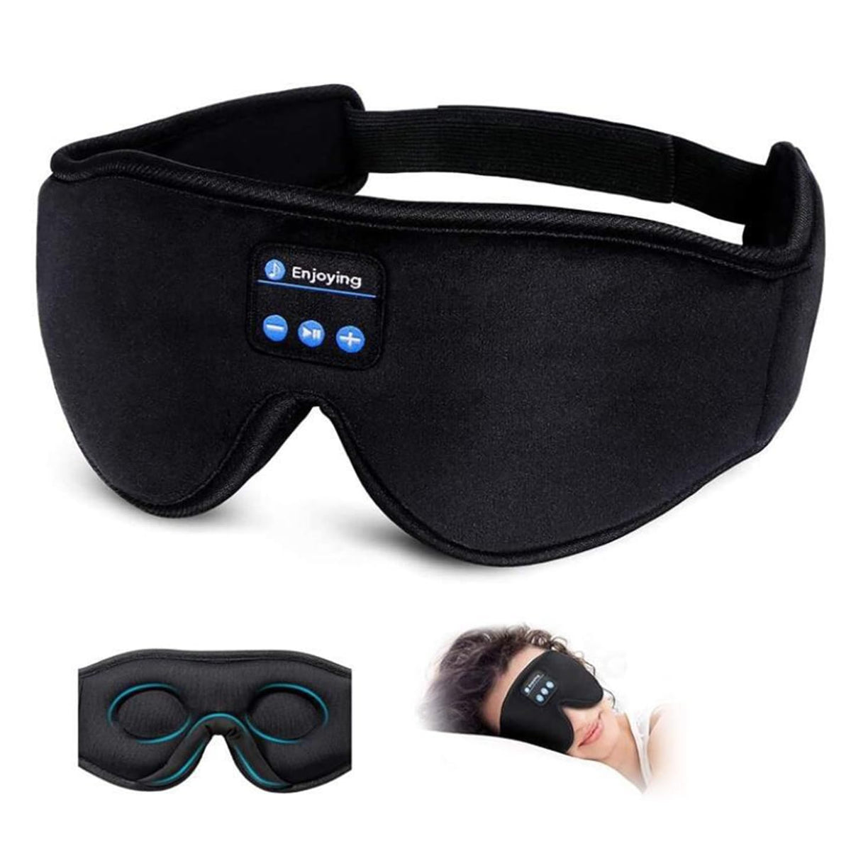 Bluetooth Sleep Mask with Headphones J38413