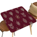 Fitted Square Oval Tablecloth with Elastic Edges 30"x30" Z37356