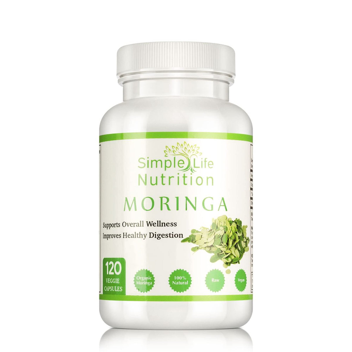 Organic Moringa Powder Capsules X70336