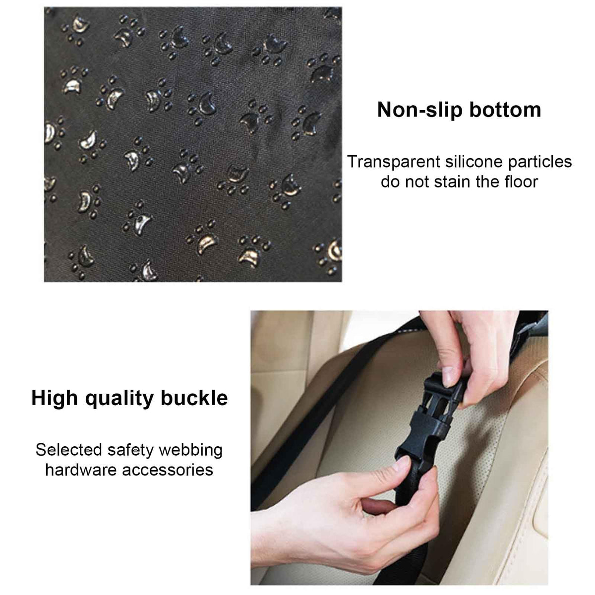 2-in-1 Waterproof Pet Car Seat & Car Bed O971455