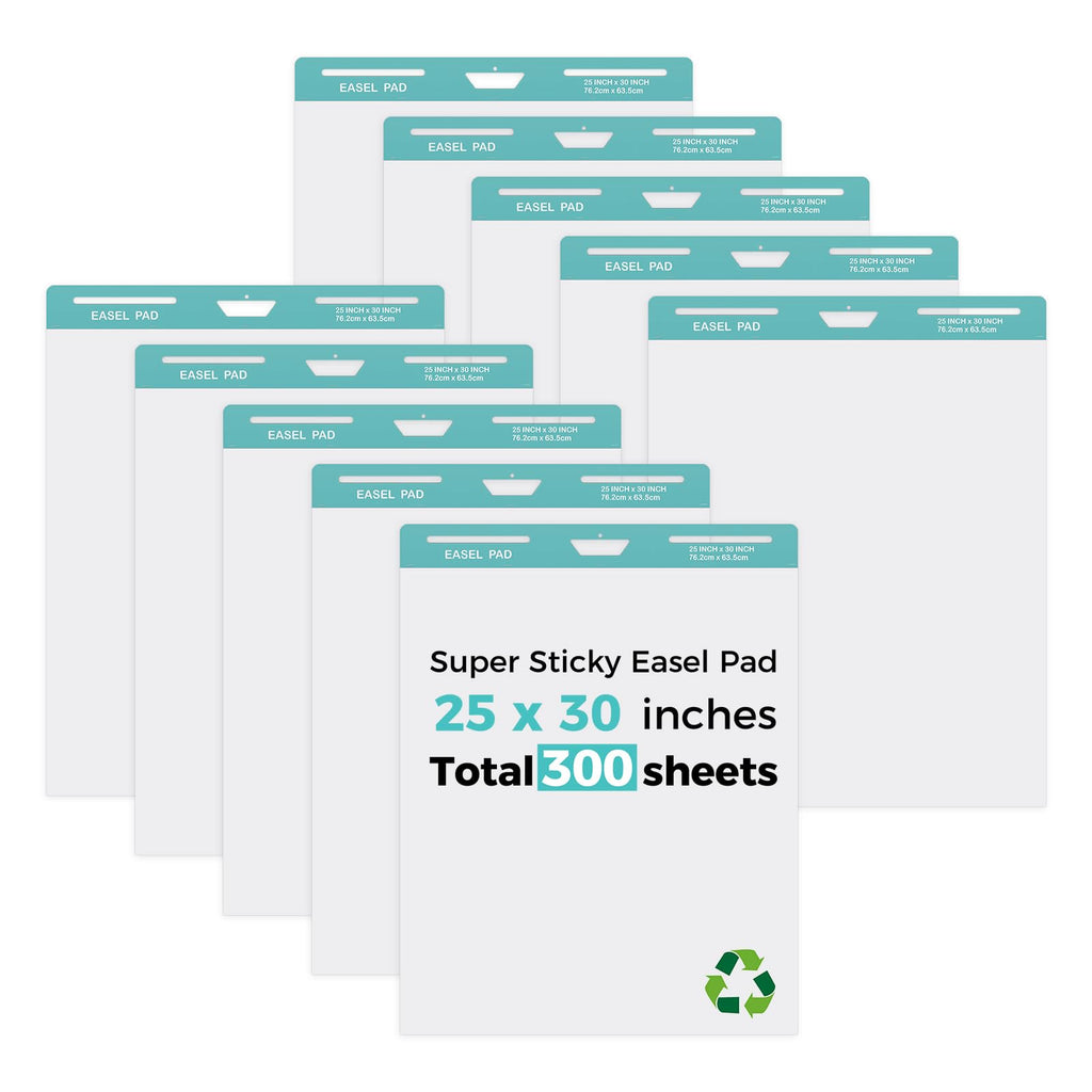 25x30 Inch Sticky Easel Pad, 300 Sheets I41607