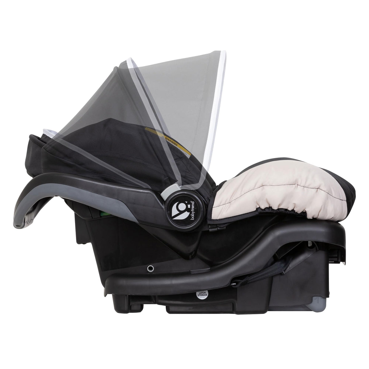 Khaki Infant Car Seat with Cover and Harness H1226