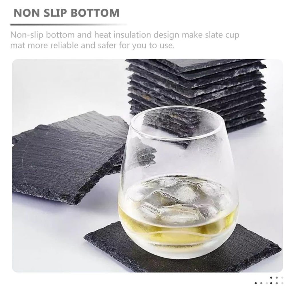 Natural Stone Cup Coaster Set 12pcs S454002