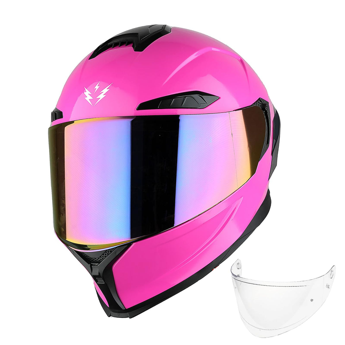 Motorcycle Full Face Helmet with Dual Visor K3039