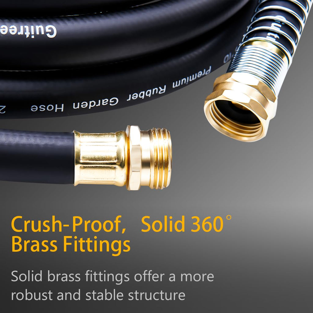 100FT Heavy Duty Rubber Garden Hose A2120