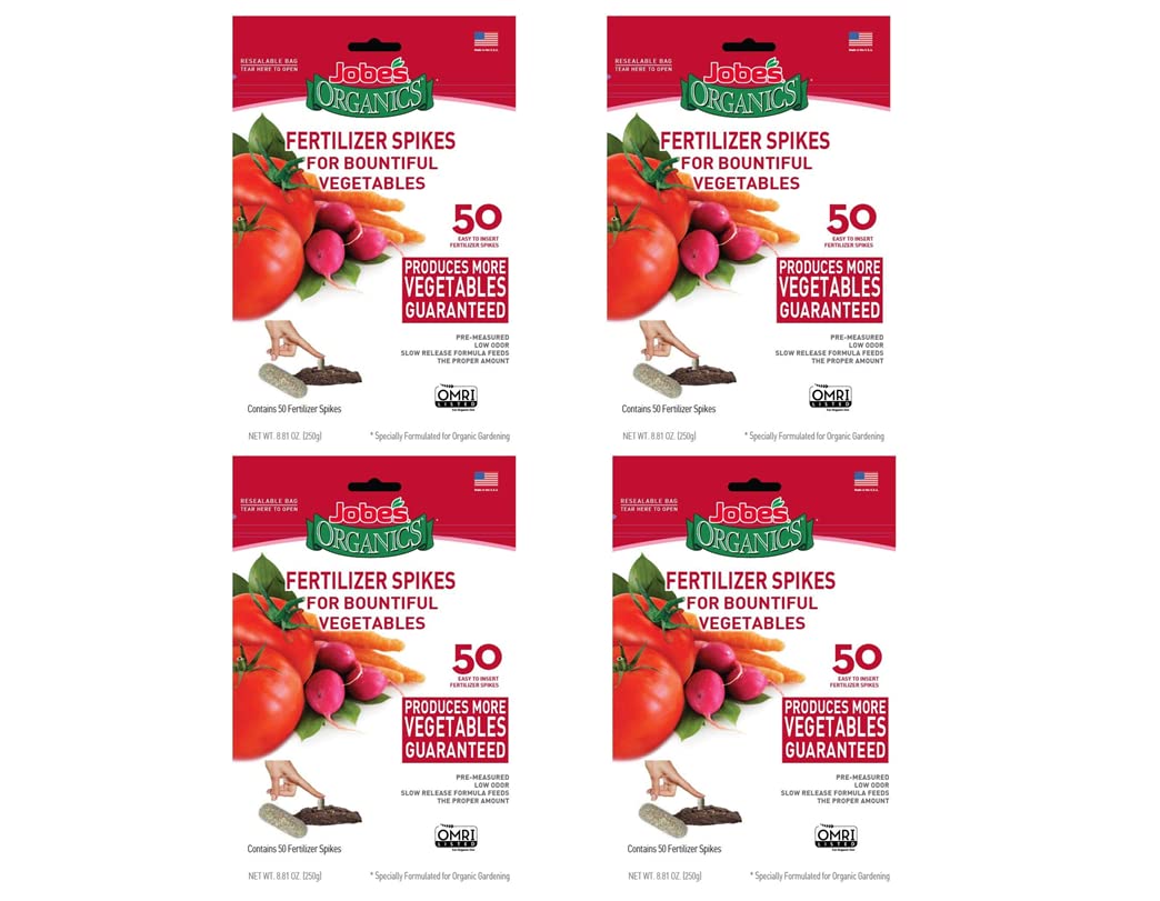 Organic Vegetable & Tomato Fertilizer Spikes, 50 Spikes Z3929