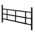 Black Carbon Steel 3-Bar Window Grill J7256