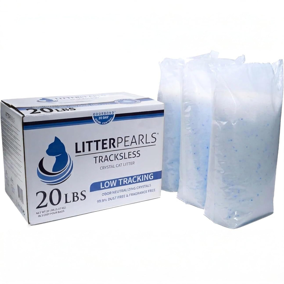 Low-Tracking 30-Day Odor Control Litter 20lbs W958
