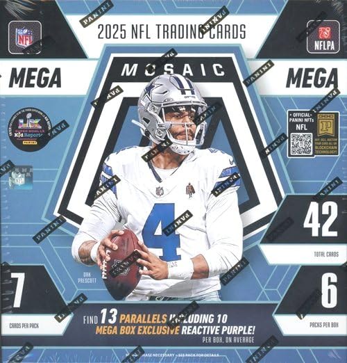 Factory Sealed 42 Card Mega Box Y7596