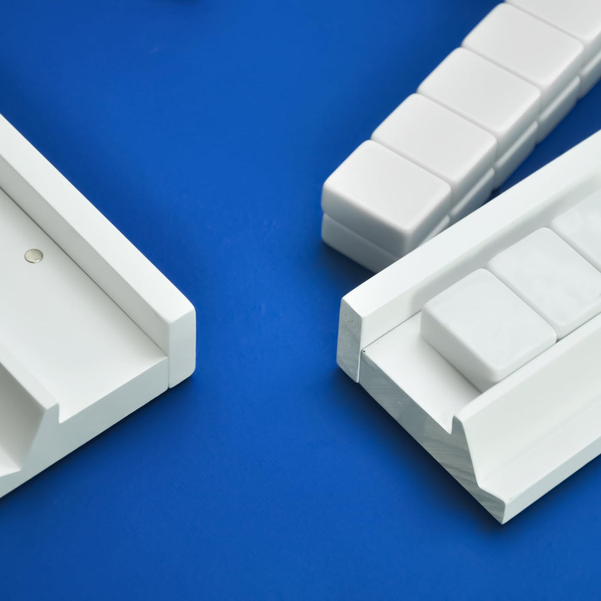 4PCS Wooden Mahjong Racks with Magnetic Pushers P731