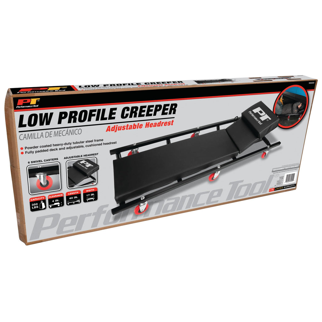 40 in. 6-Caster Rolling Shop Creeper Q848