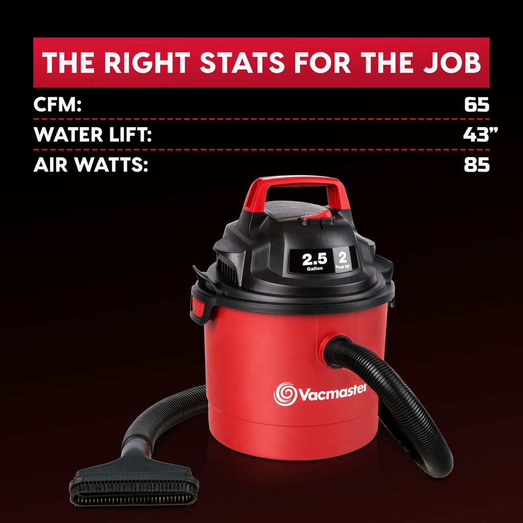 2.5-Gal Wall Mount Wet/Dry Vacuum L325