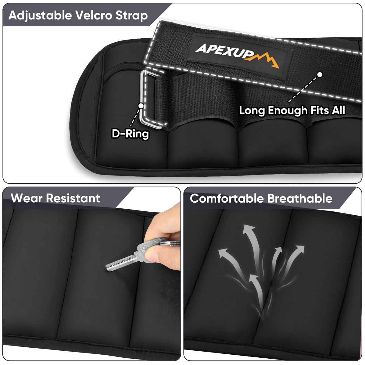 Adjustable Ankle Weights and Weighted Vest Z8072