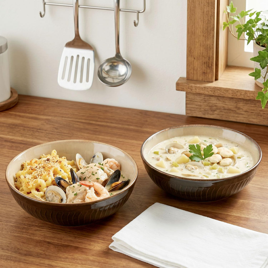 44 Ounce Ceramic Bowl Set of 4 V830