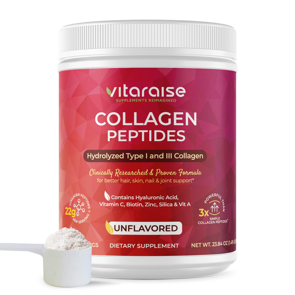 Hydrolyzed Collagen Powder, Grass Fed, 22g/Serving, 1.49lb Y376534