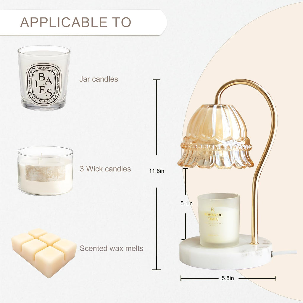 Candle Warmer Lamp with Timer & Dimmer Z636047