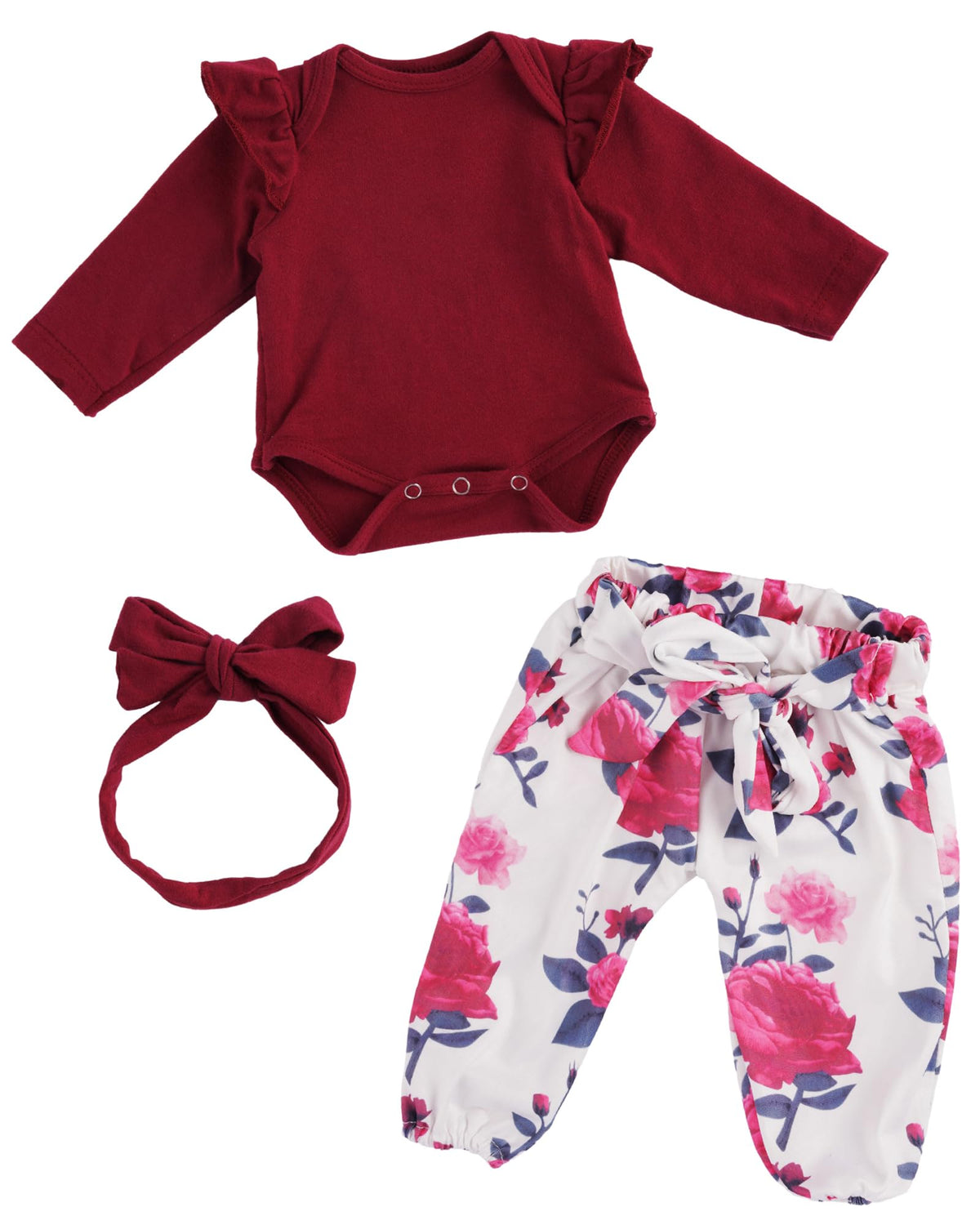 3 Pcs Baby Doll Clothes for 17-22 Inch Dolls W1294
