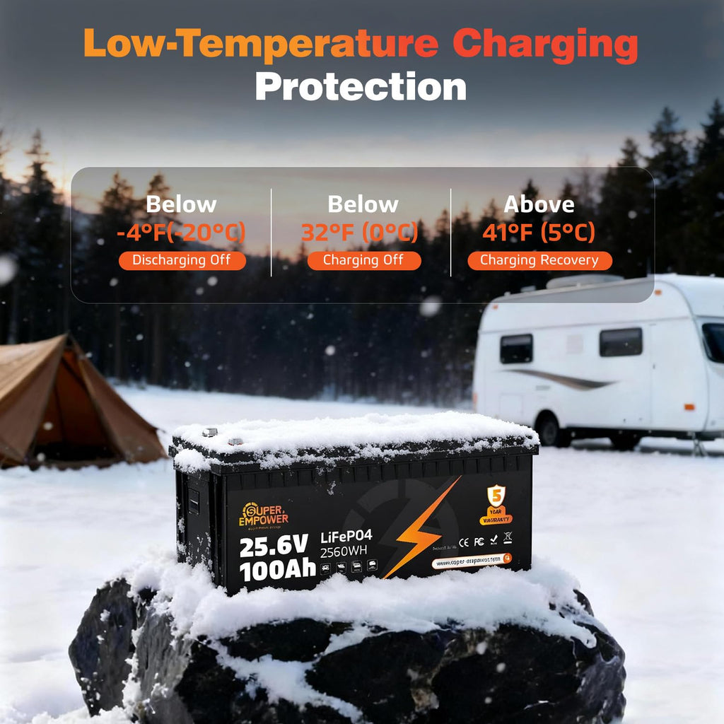 24V 100Ah LiFePO4 Deep Cycle Lithium Battery F5029