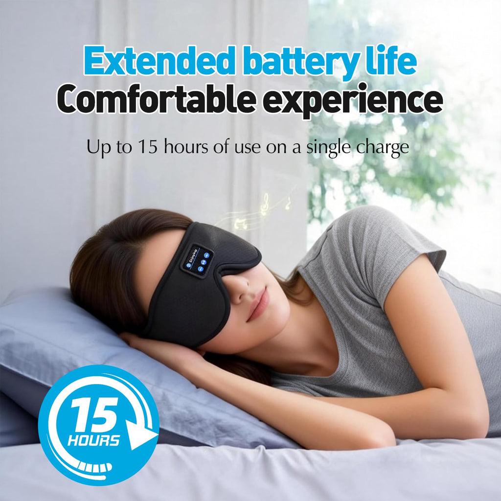 Bluetooth Sleep Mask with Headphones J38413