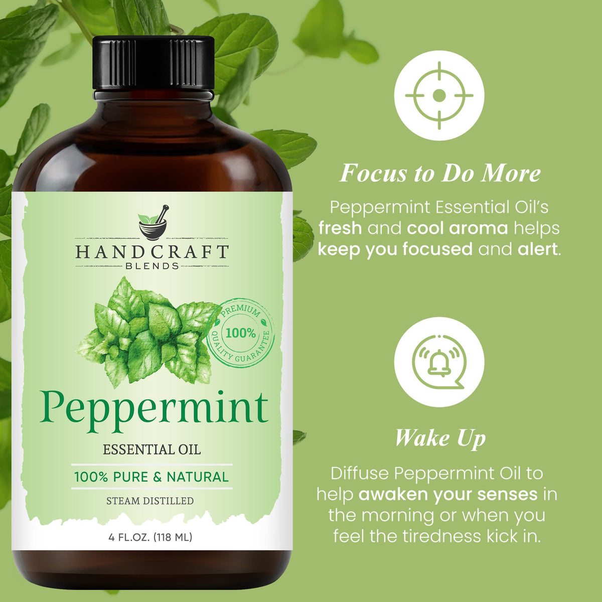 Lemon Peppermint Lavender Essential Oil Set 4 Fl. Oz P49390