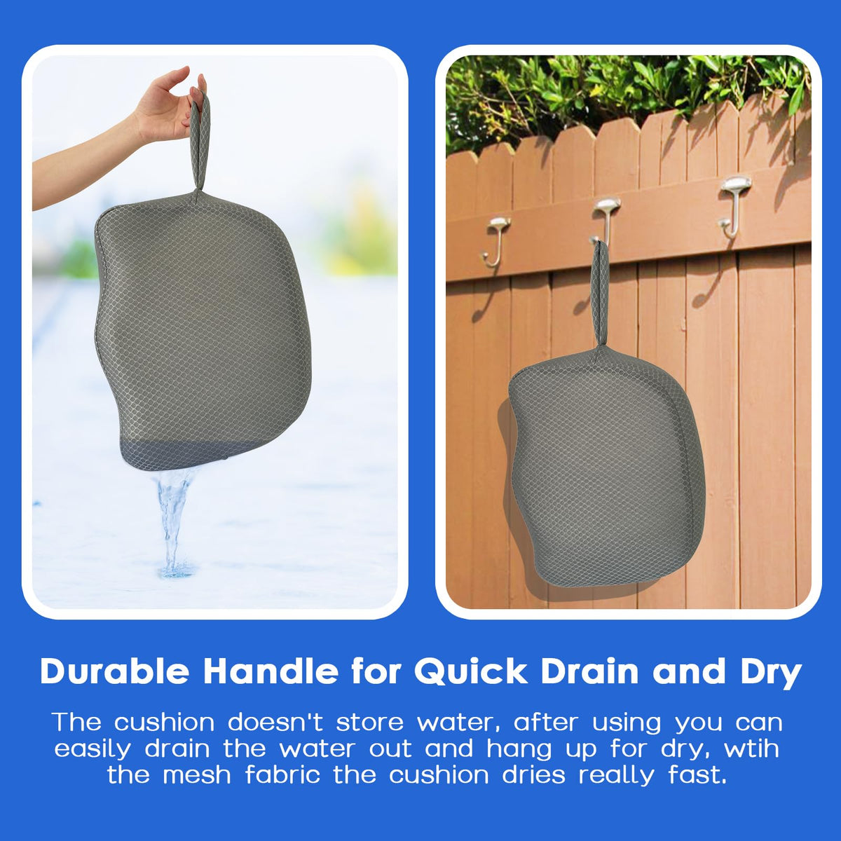 Gray Weighted Hot Tub Booster Seat H40154