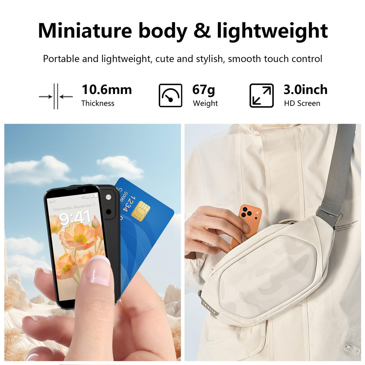 3.0" Unlocked Mini Android Smartphone X8733