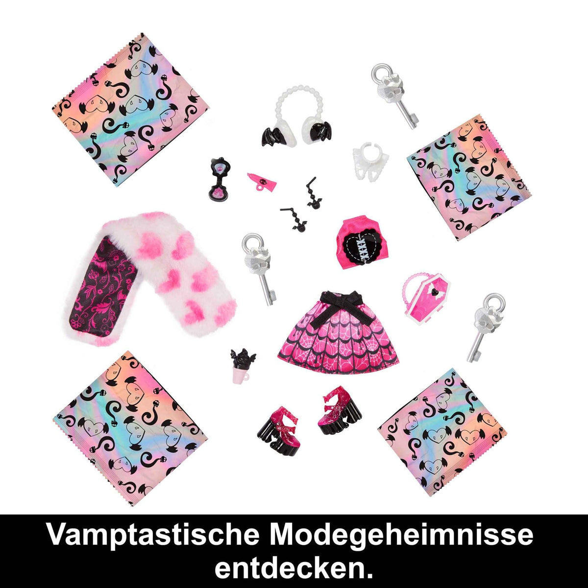 Doll and Fashion Set with 19+ Surprises R402