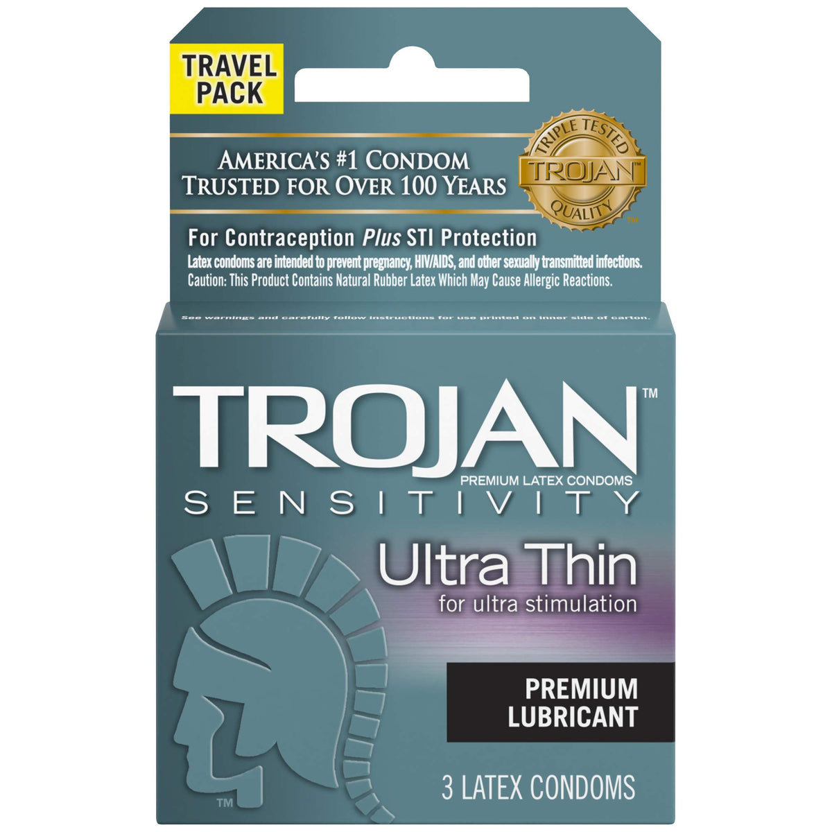 Ultra Thin Lubricated Condoms 3 Count K335