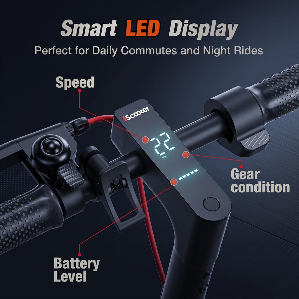 Electric Scooter with 8.5" Pneumatic Tires H39030