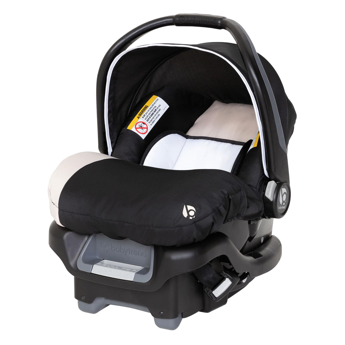 Khaki Infant Car Seat with Cover and Harness H1226